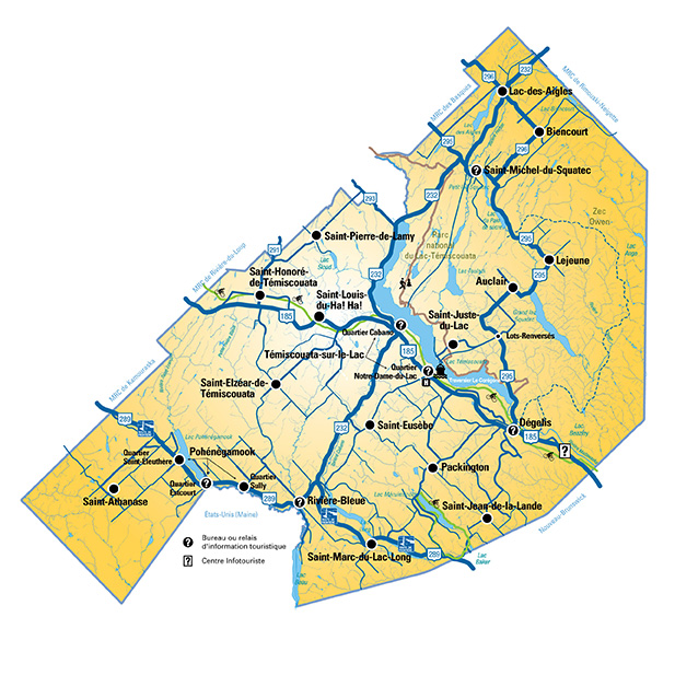 Carte MRC Témiscouata